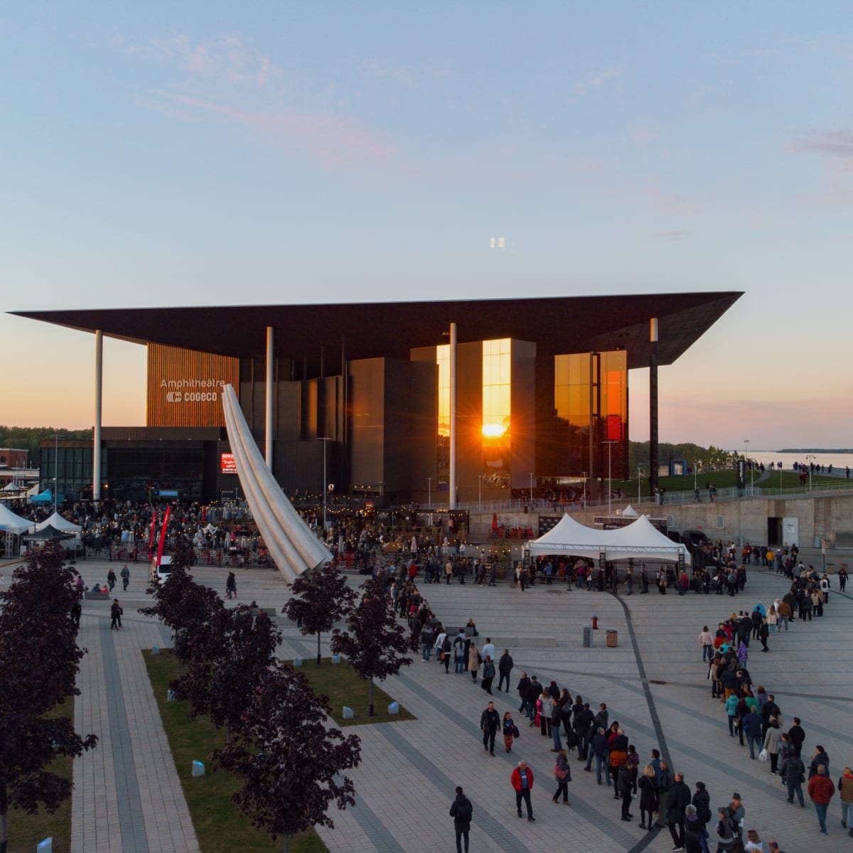 View of the Cogeco Amphitheatre
