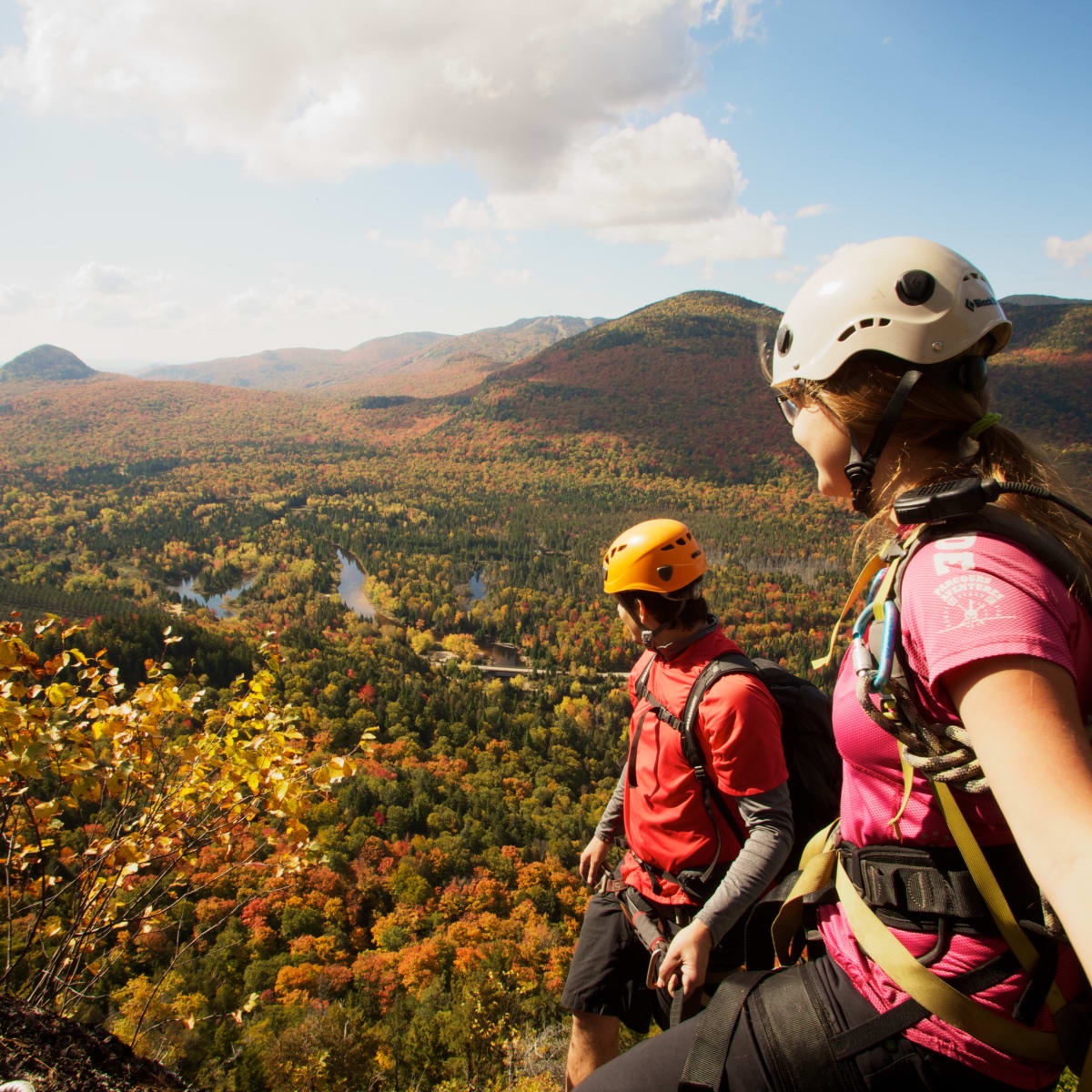 Places to go for fun this fall in Quebec - Admire the foliage from up high!