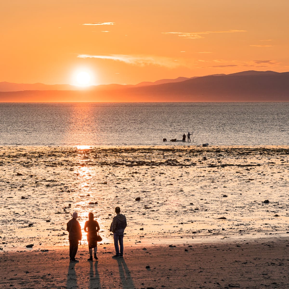 Bas-Saint-Laurent - Coucher de soleil à Kamouraska