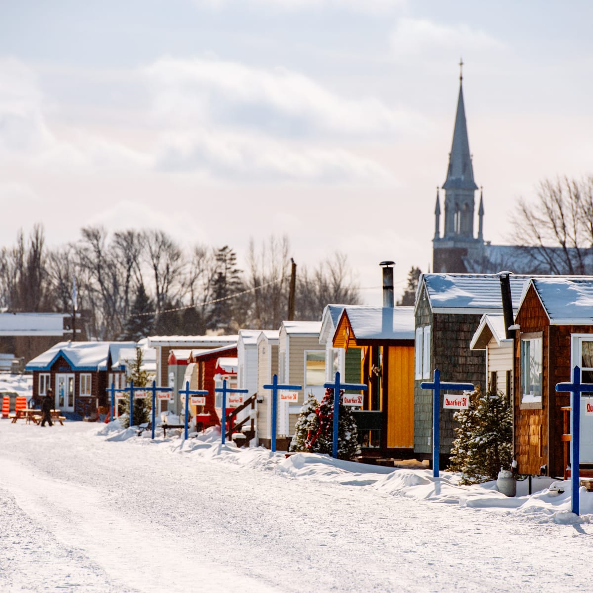 Winter fun in Saguenay–Lac-Saint-Jean - Roberval village on ice