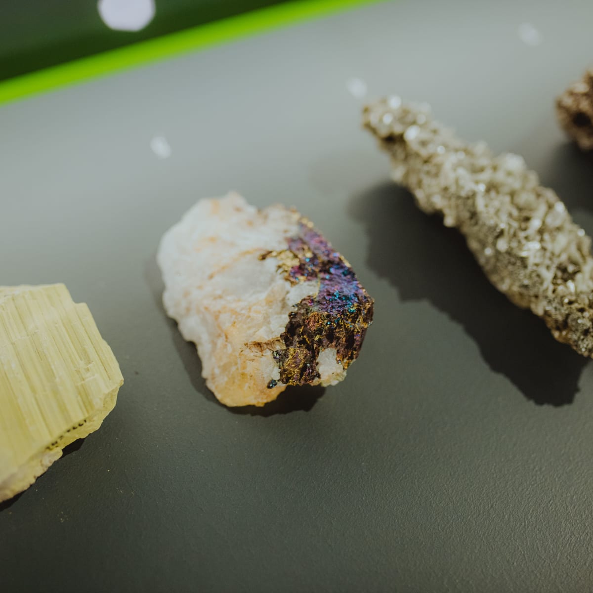 Pierres et minéraux au Musée Minero