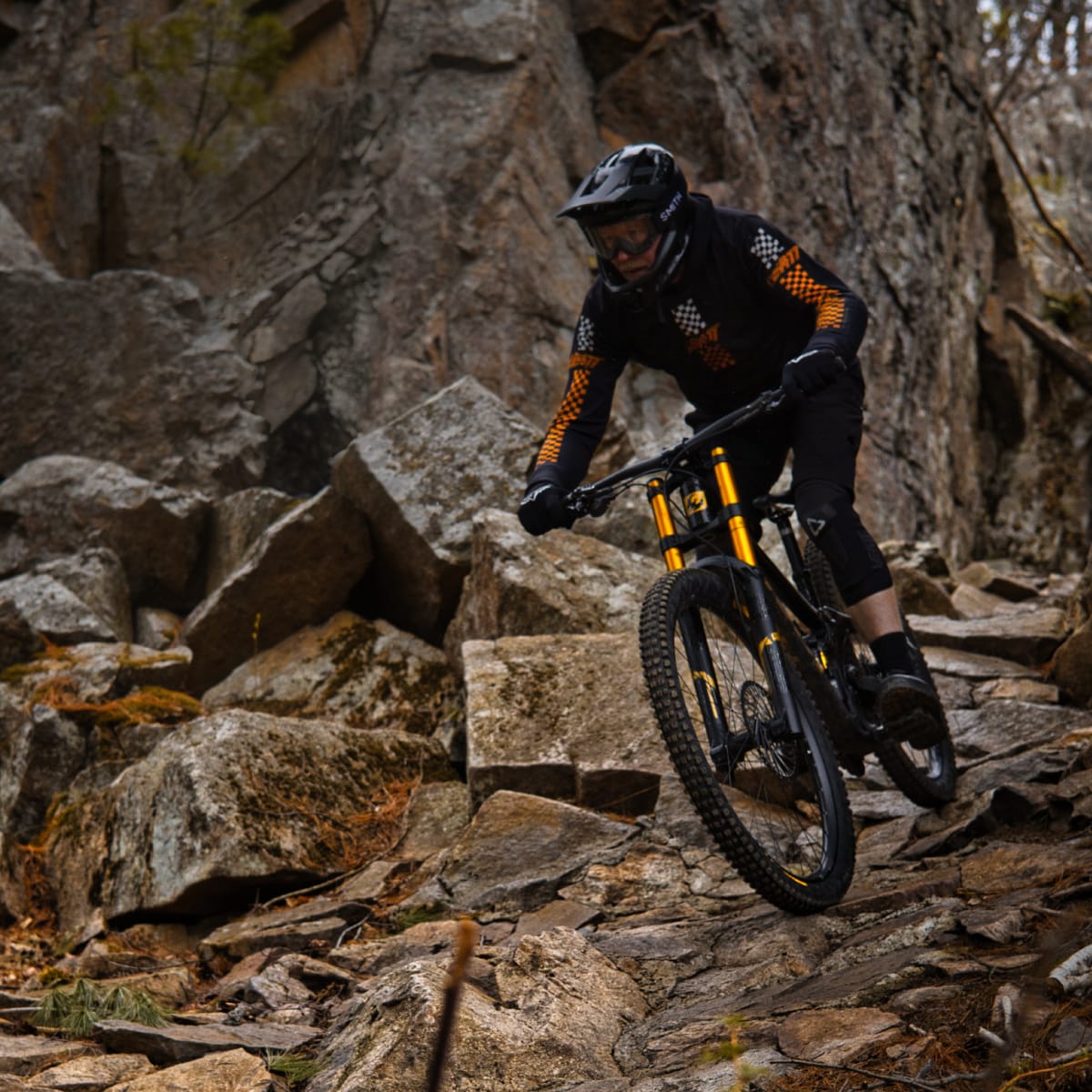 Vélo au Mont Rigaud.