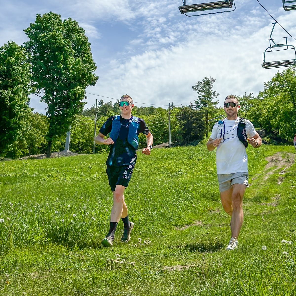 Course au Mont Rigaud.
