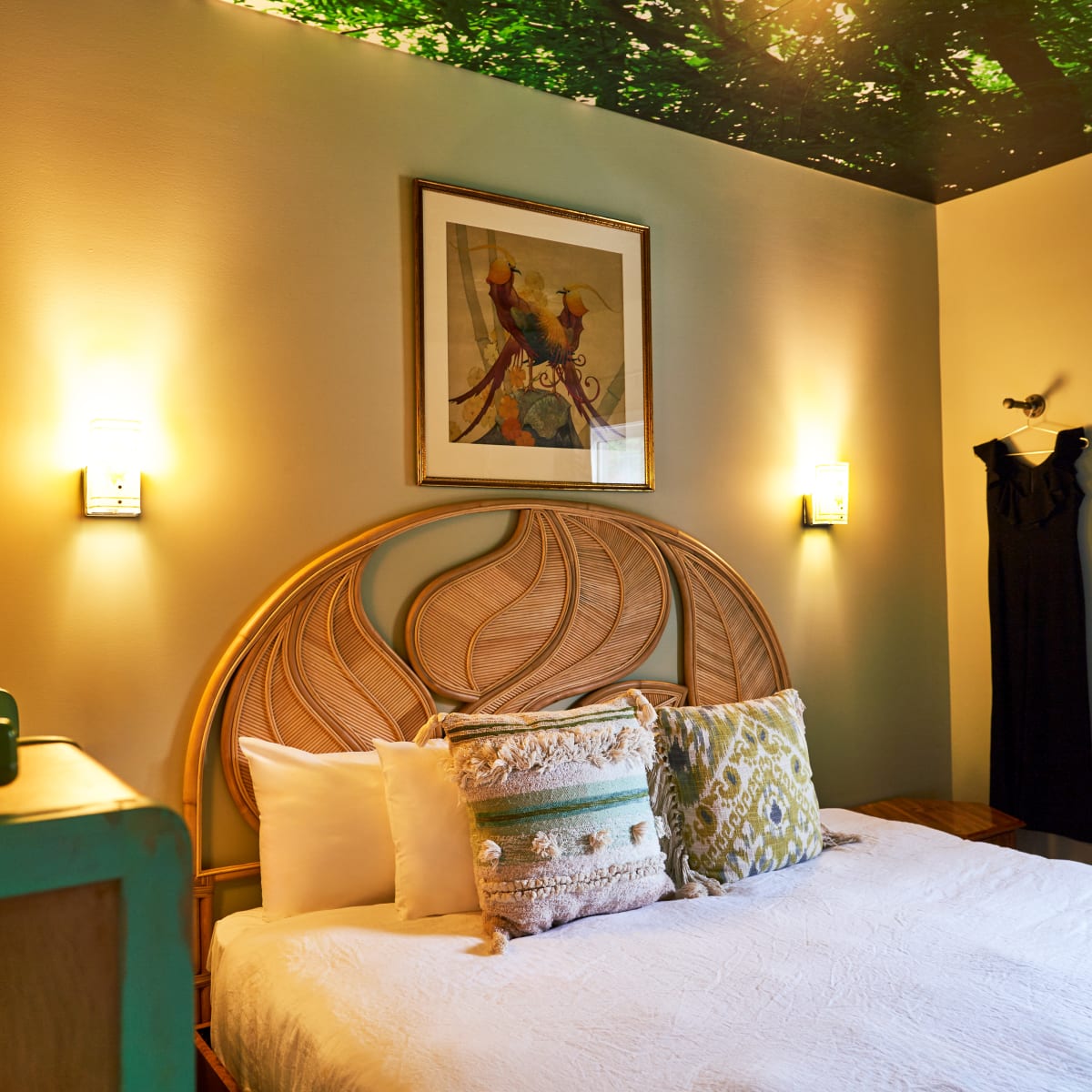 Chambre « Les Palmiers » du Motel Chelsea.
