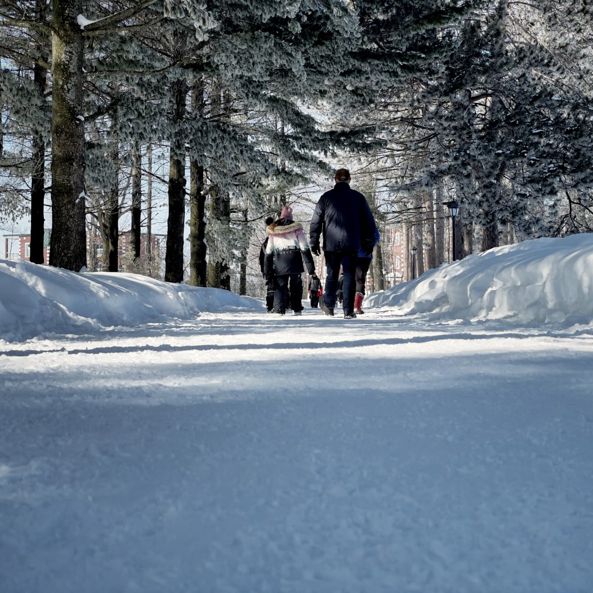 Domaine seigneurial Sainte-Anne en hiver.