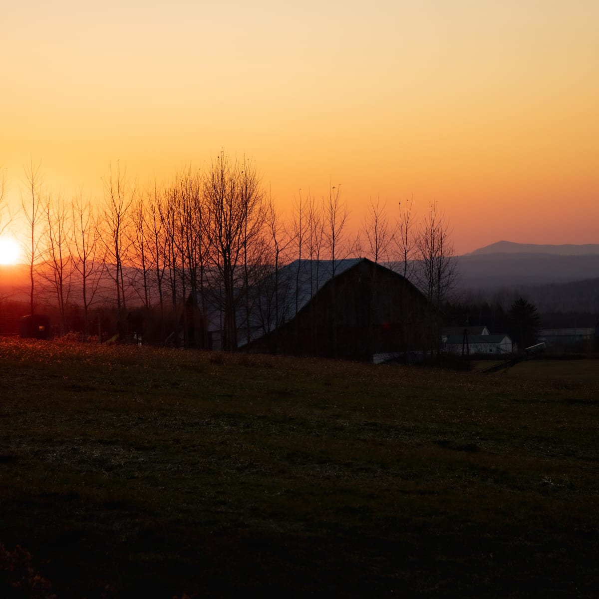 Municipalité d'Orford - Coucher de soleil