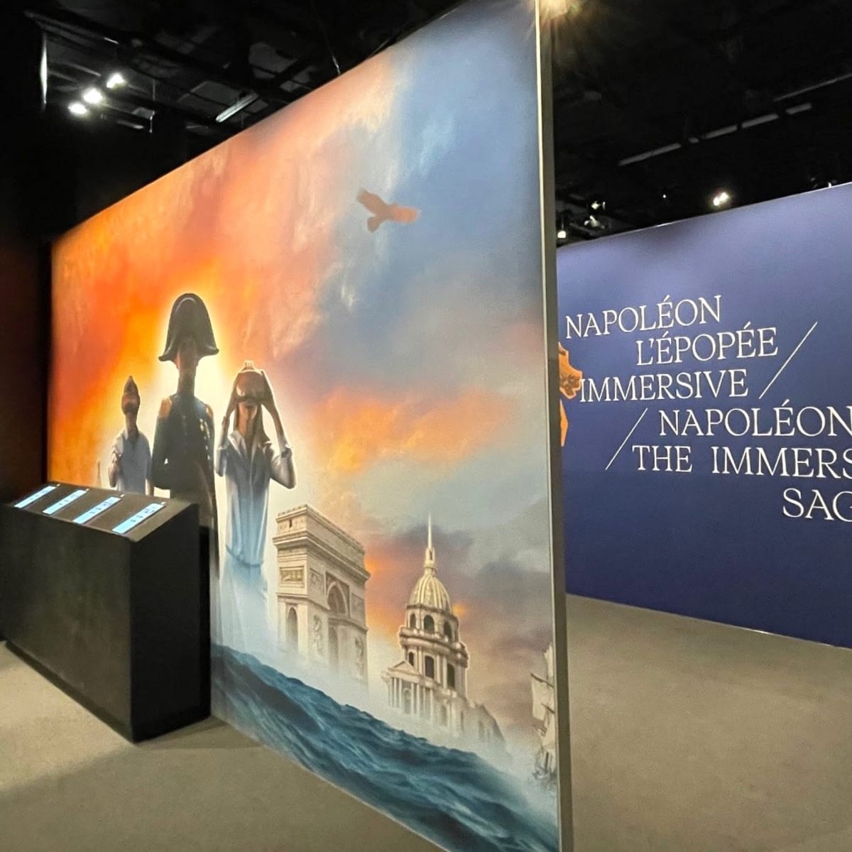 Activité de réalité virtuelle sur Napoléon au Musée canadien de l'histoire.