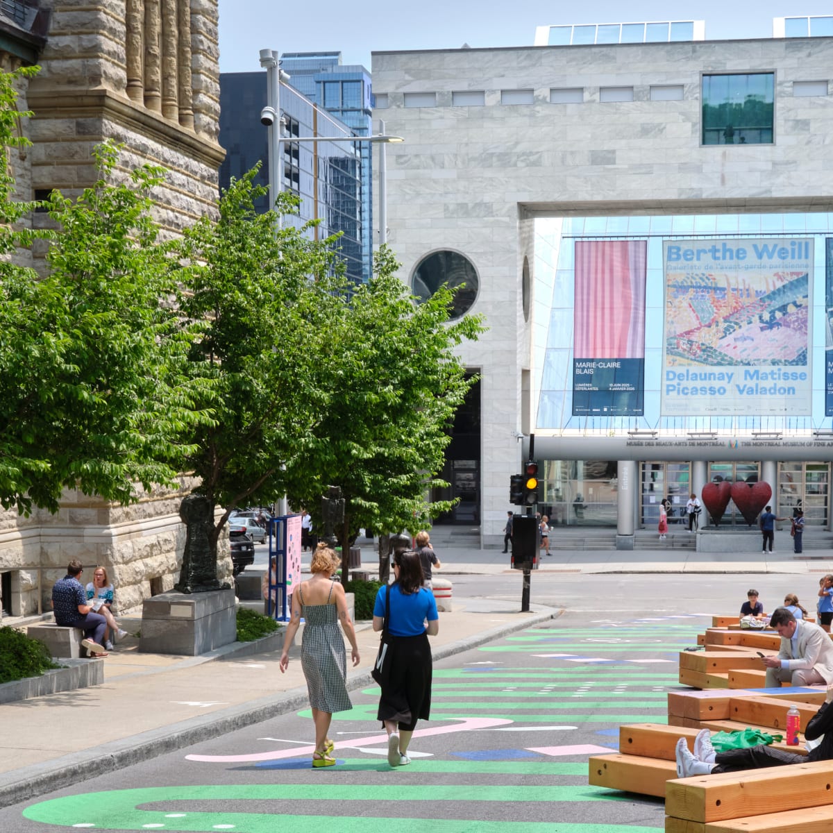 Bâtiment du musée des Beaux-Arts de Montréal.