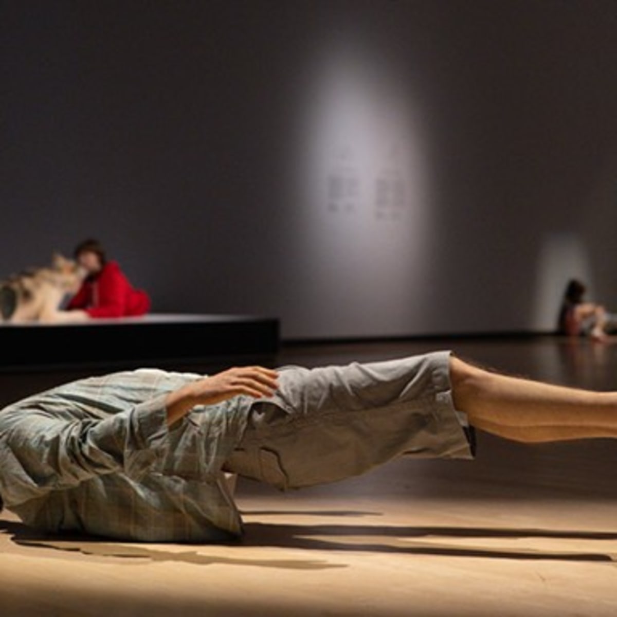 Pièce de l'exposition Hyperréalisme au MNBAQ. 