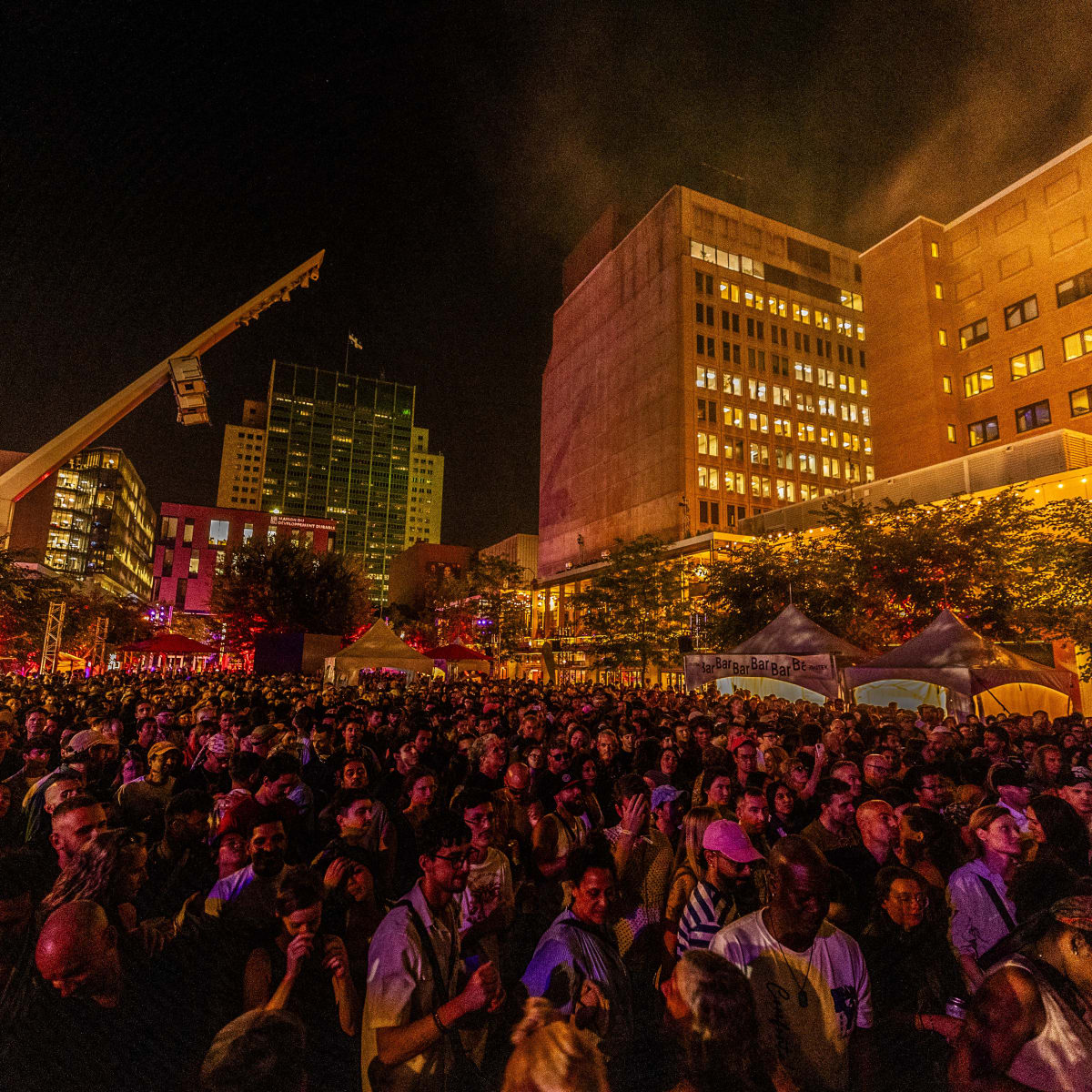 Crowd at the MUTEK Festival