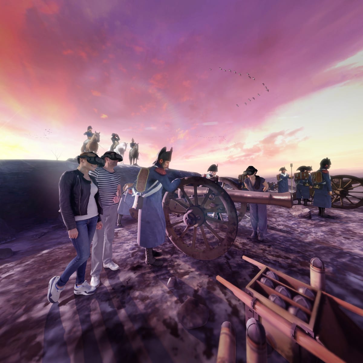 Napoléon l'épopée immserive en réalité virtuelle.