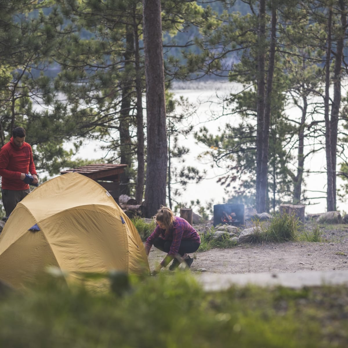 Parc national d'Opémican : camping en tente