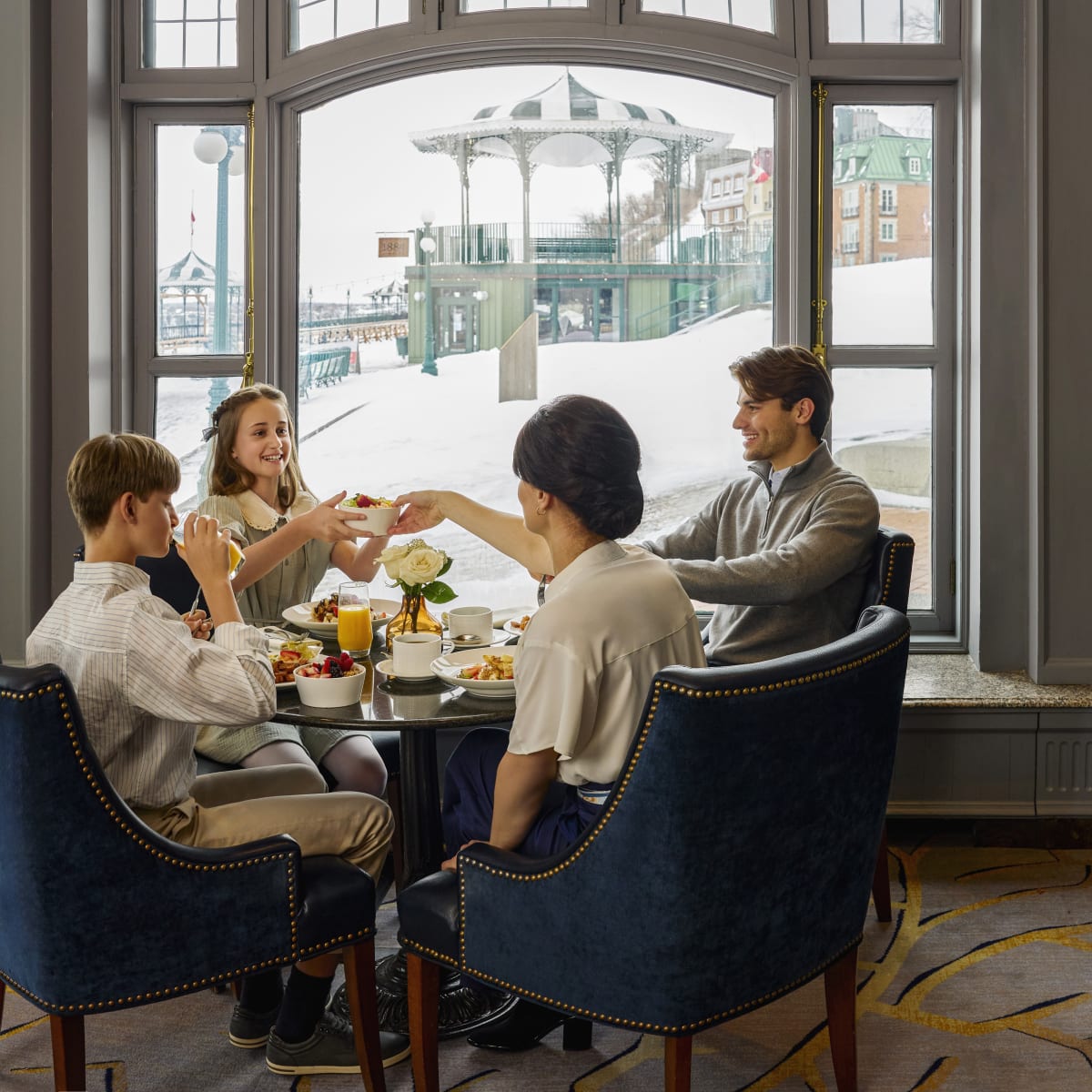 Family breakfast