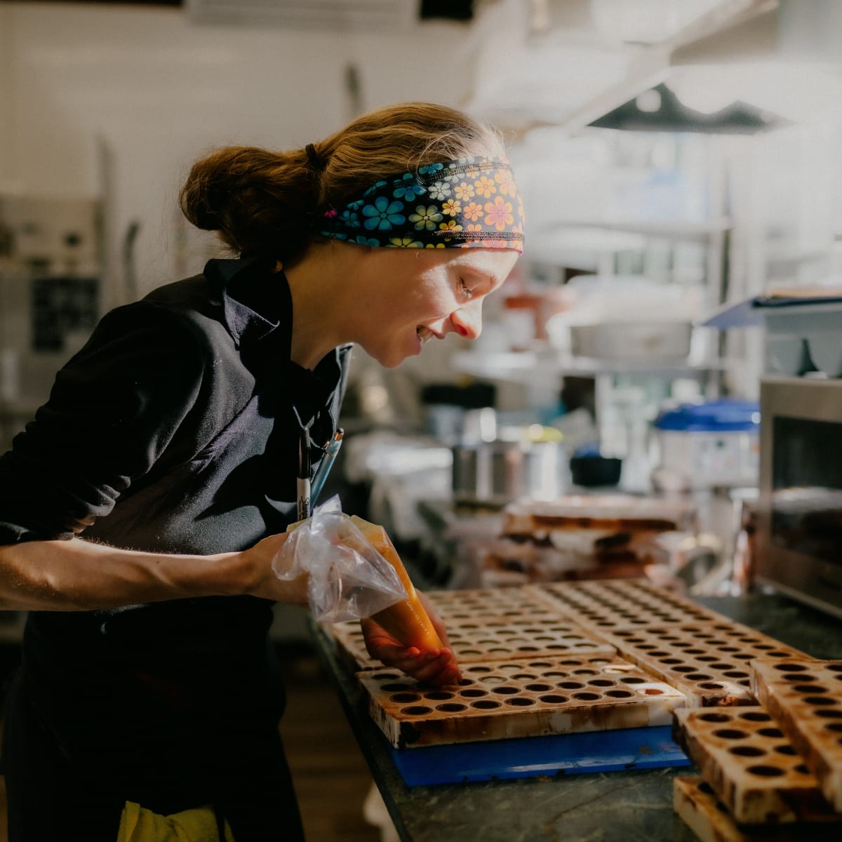 Une chocolatière.