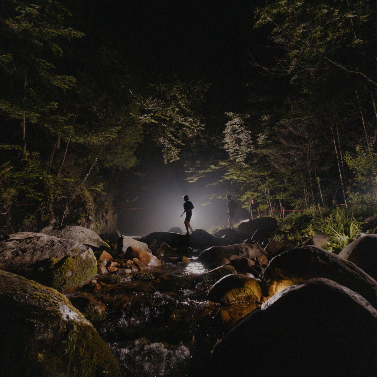 Québec Mega Trail, la nuit.