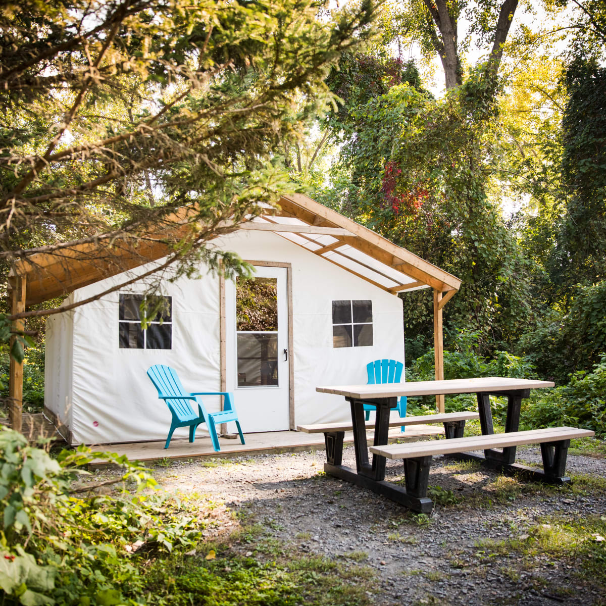 Prêt-à-camper à RécréoParc.