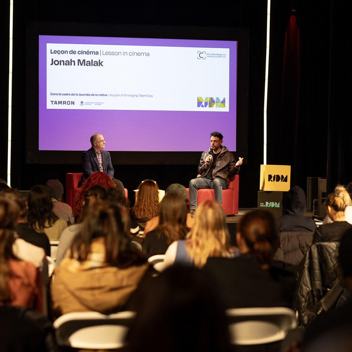 Animation à l'événement Rencontres Internationales du documentaire de Montréal (RIDM).