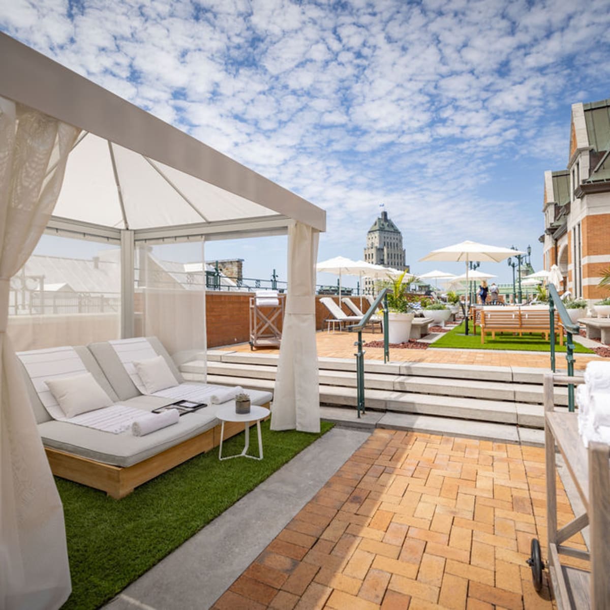 Cabanas at Château Frontenac