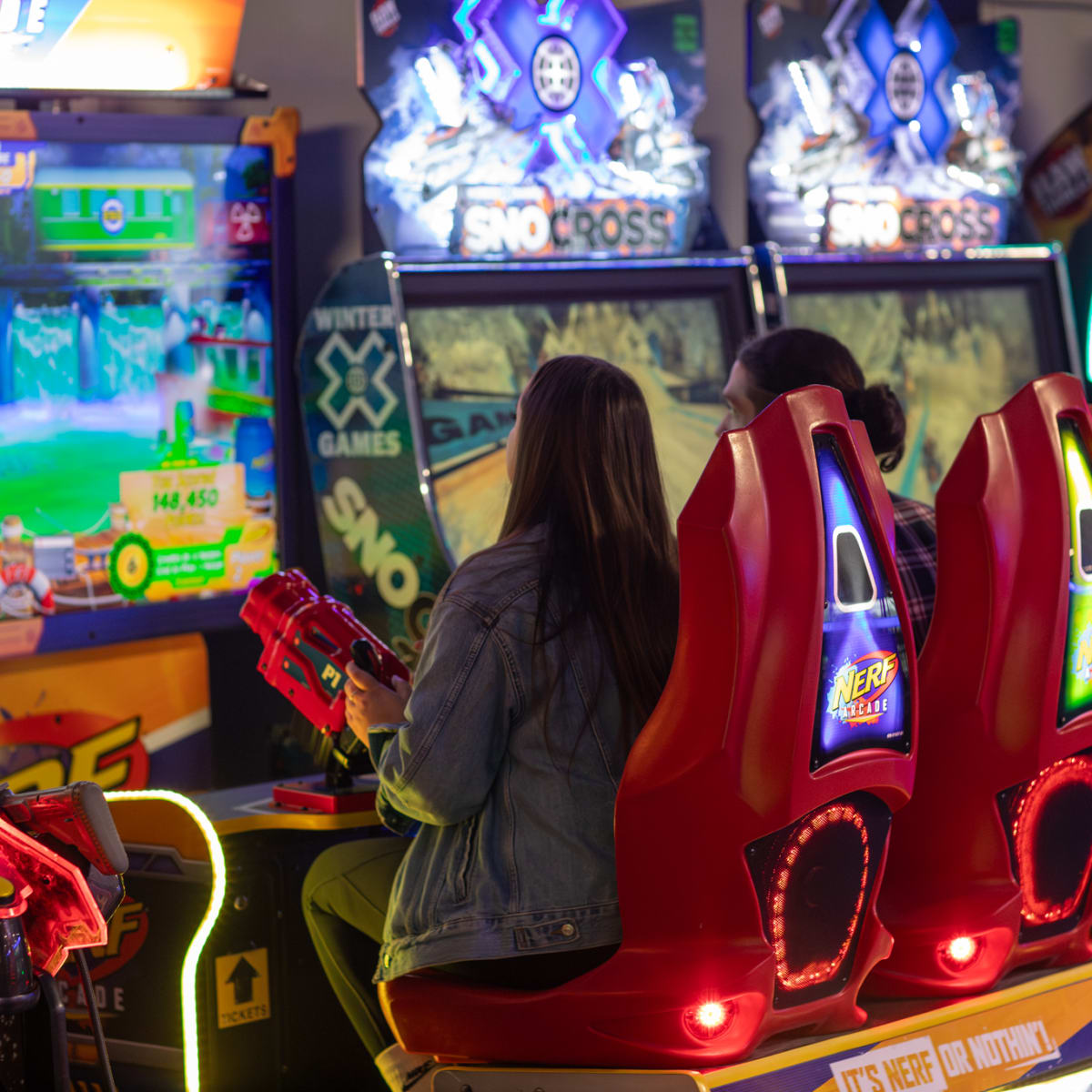 Jeux d'arcades.