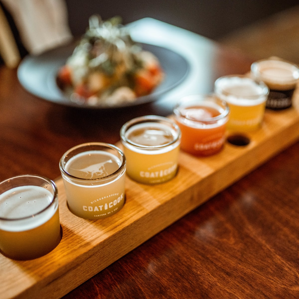 Palette de dégustation de 6 bières.