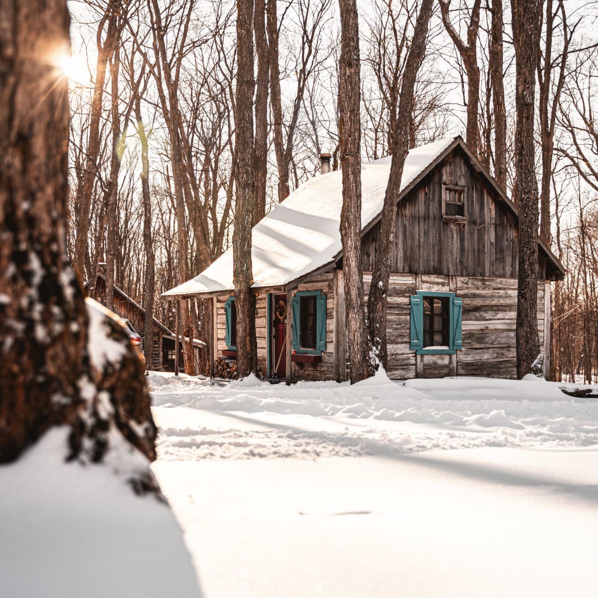 Maisonette pour hébergement à la Sucrerie de la Montagne
