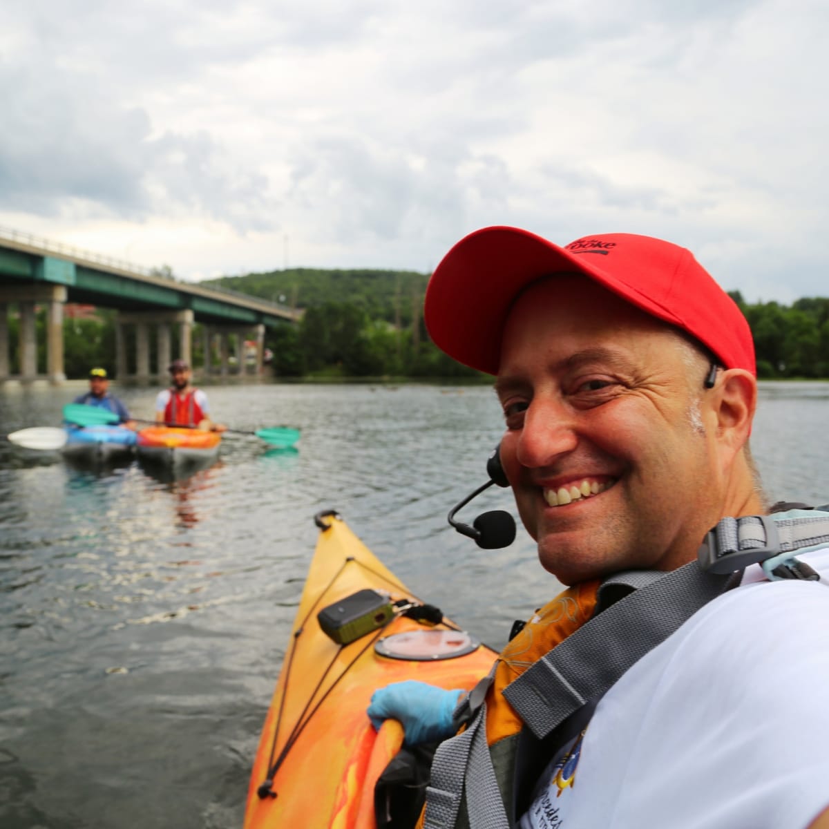Guide de kayak sur le lac des nations.