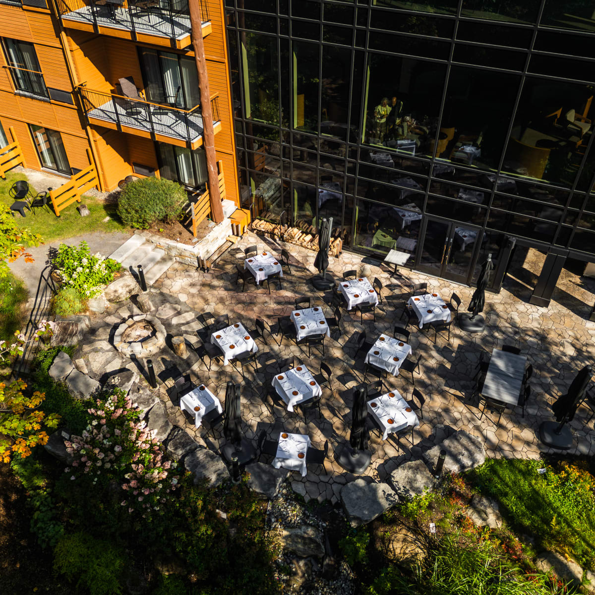 Terrasse du Restaurant La Traite