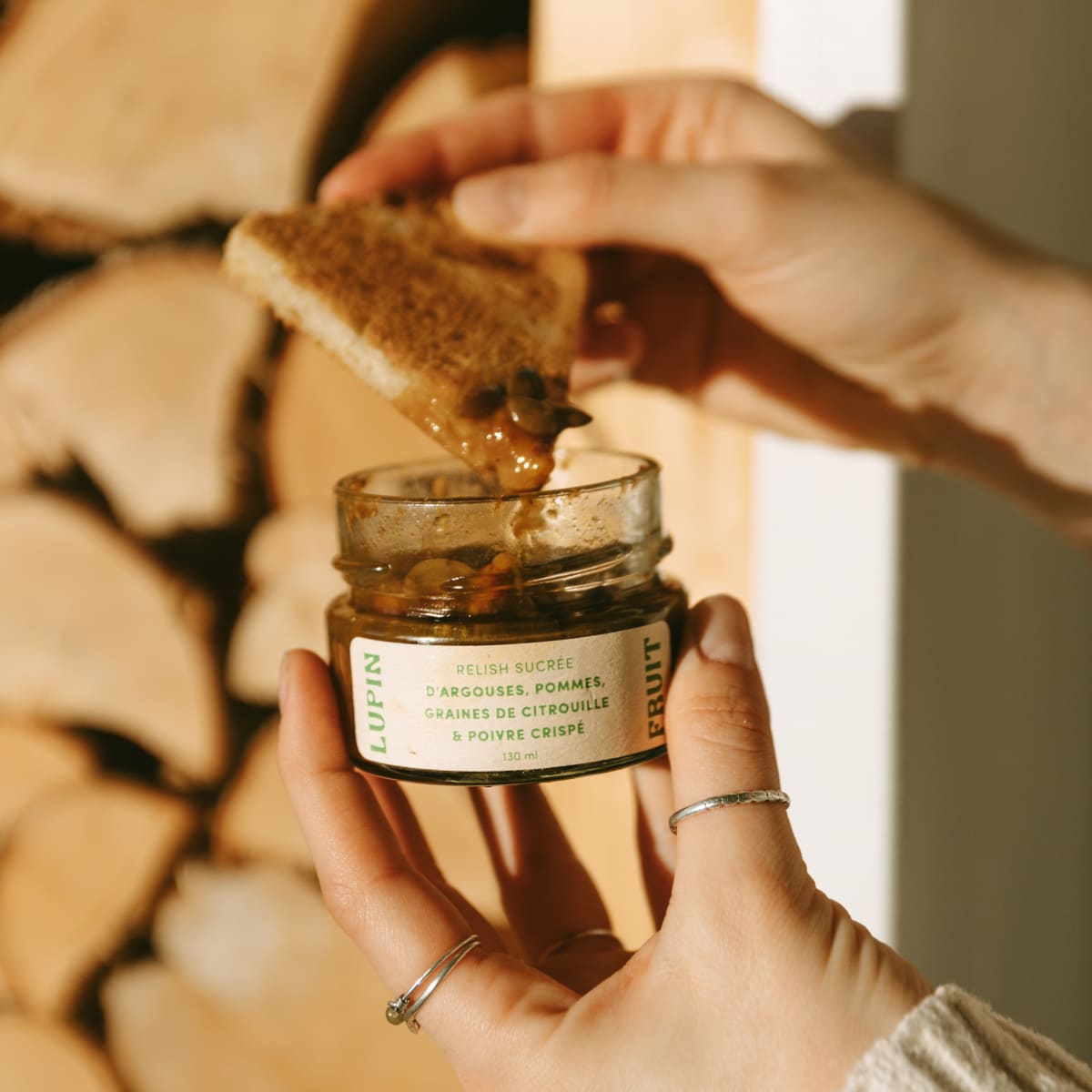 Relish sucrée sur la Route des Saveurs de Charlevoix.