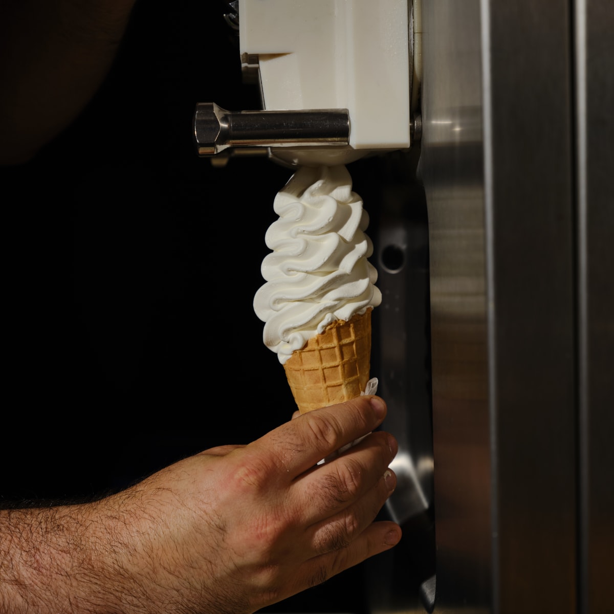 Crème glacée molle de Chez les Bergeron.