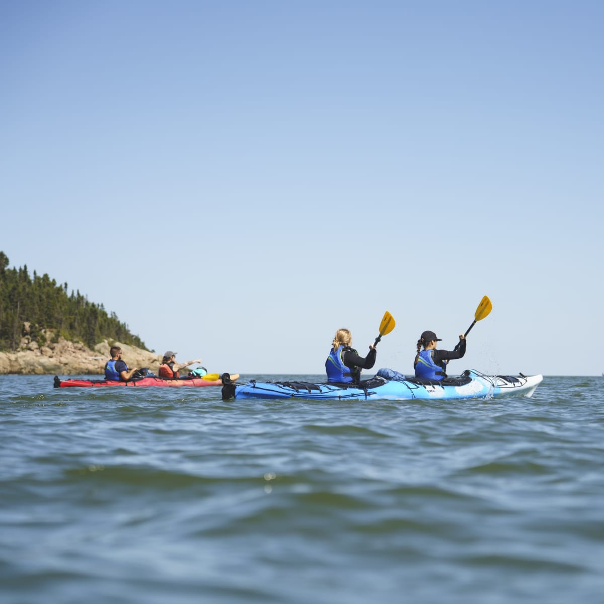 Kayak dans le Secteur Saint-Siméon.