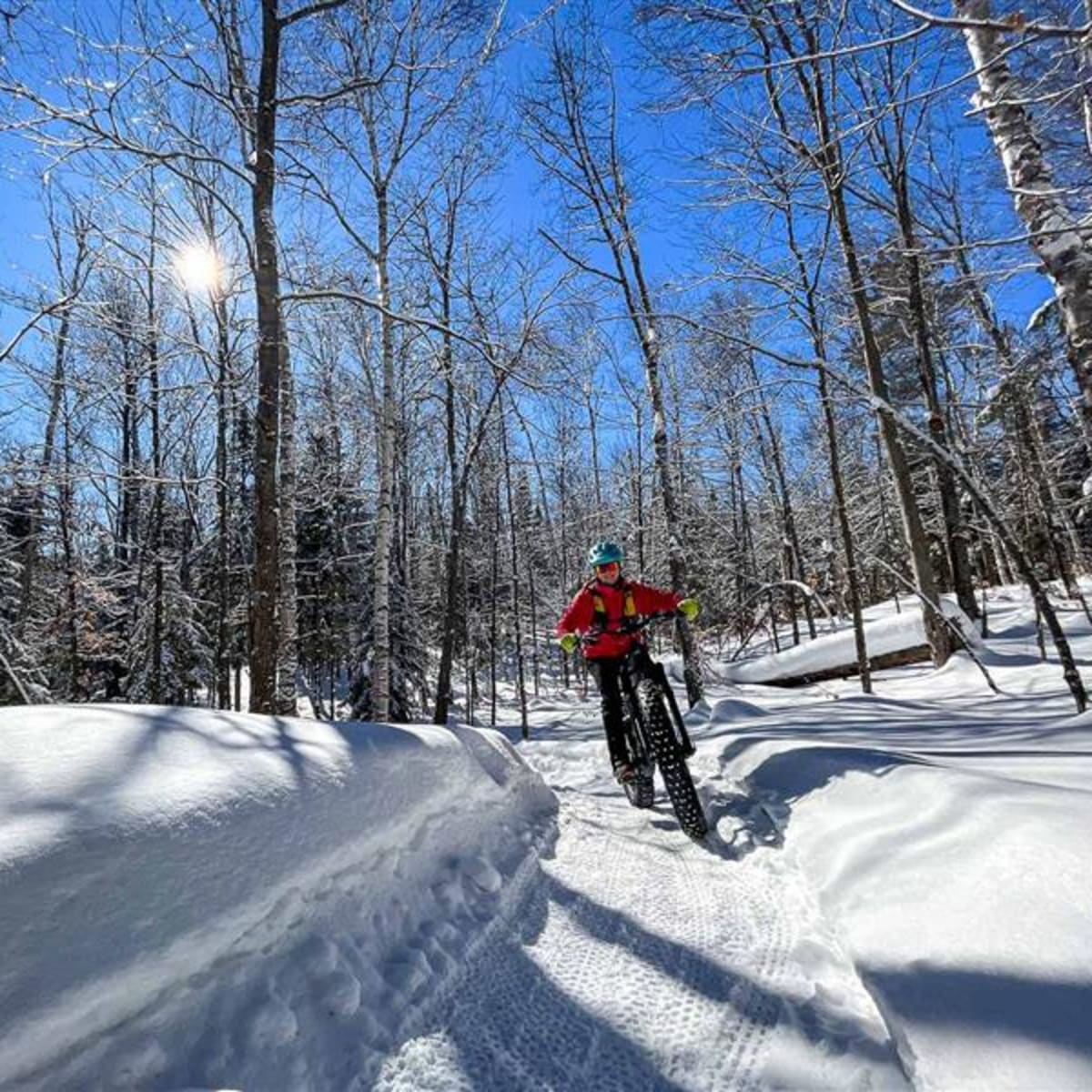 Fatbike au Sommet Morin Heights.