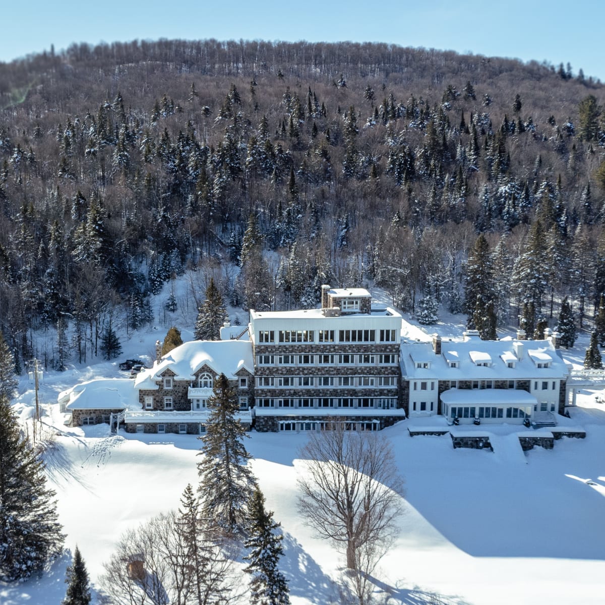 StoneHaven le Manoir en hiver.