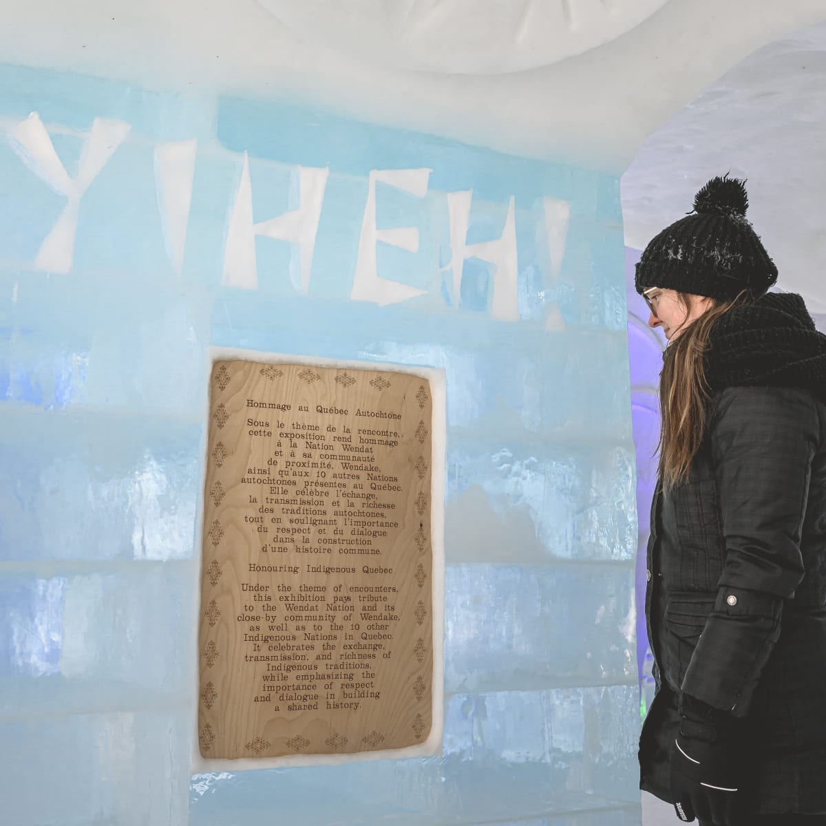 Hôtel de glace - Art autochtone