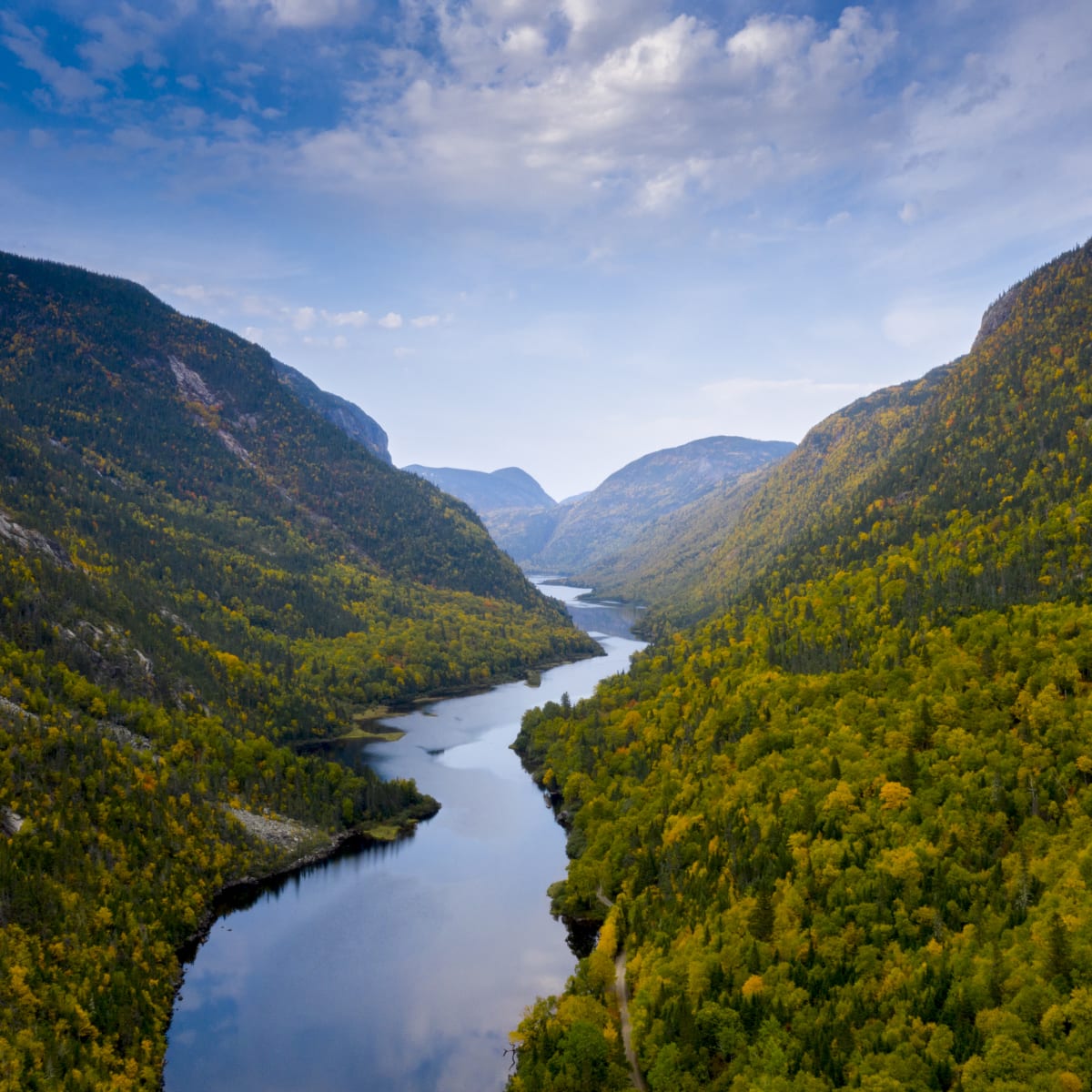 Les paysages montagneux spectaculaires de Charlevoix