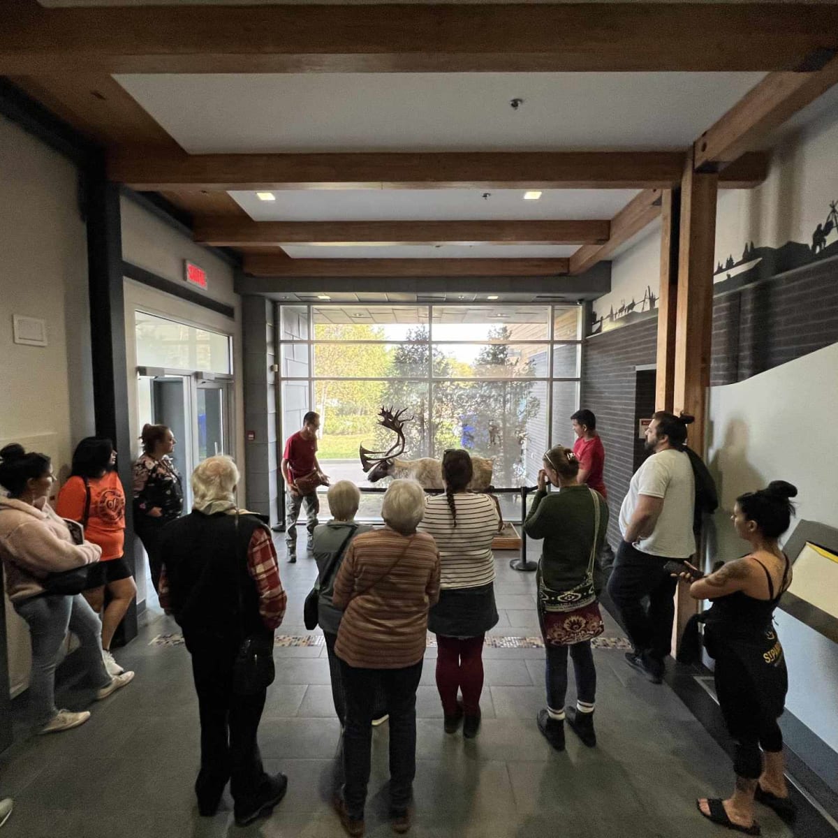 Visite guidée d'un centre culturel