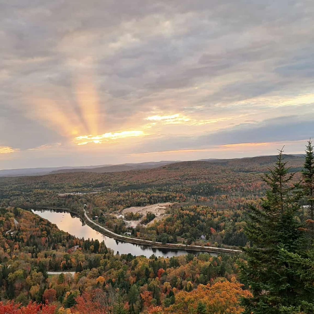 Nature in Mékinac, Mauricie.