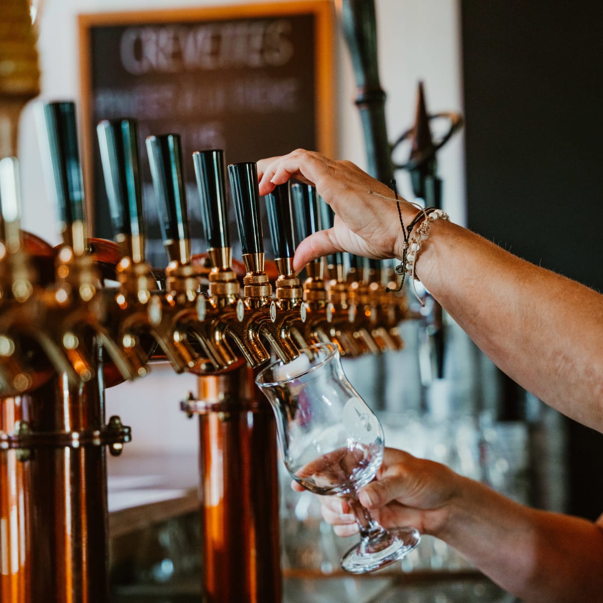 Draft beer.