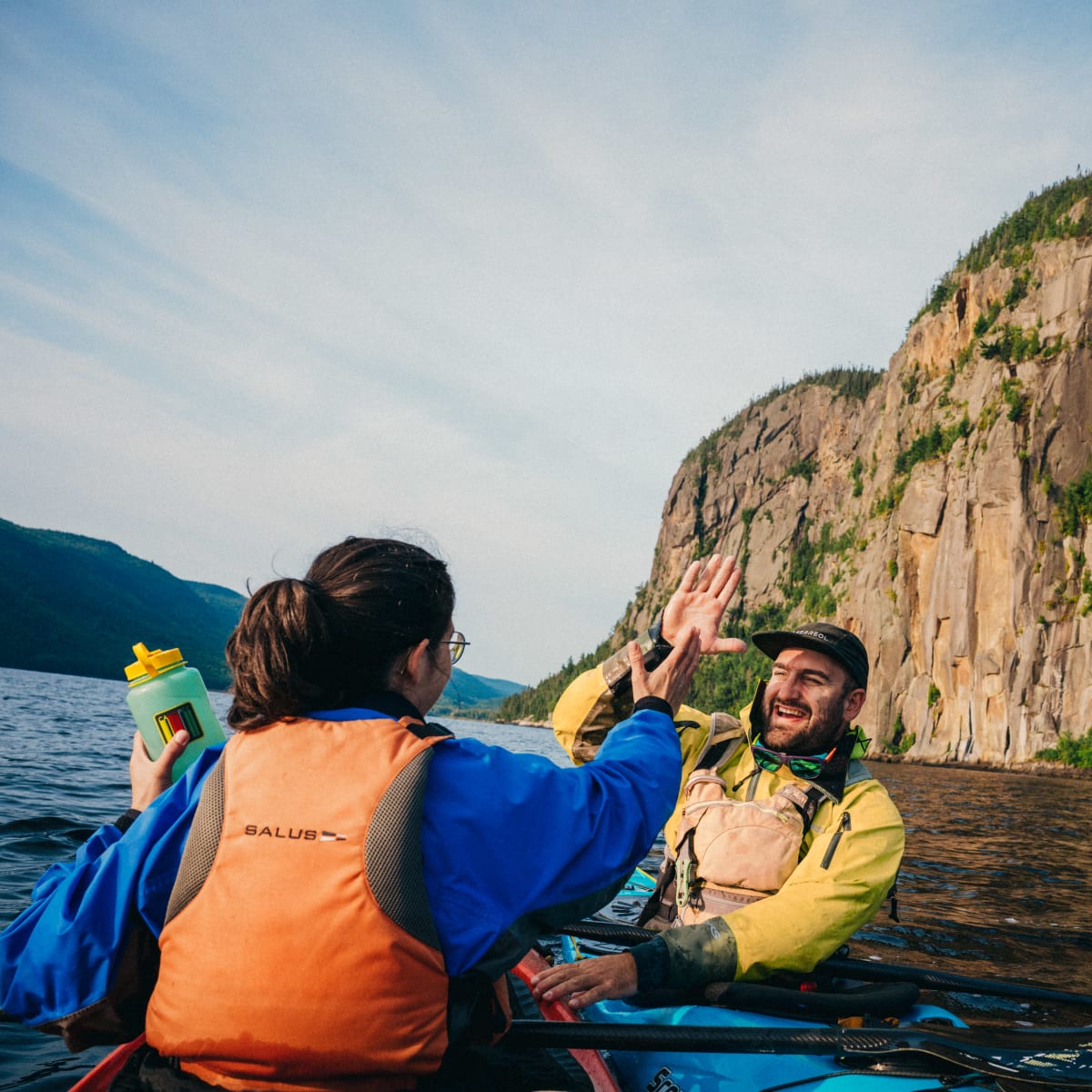 Kayak sur le Ford au Parc national Fjord-du-Saguenay.
