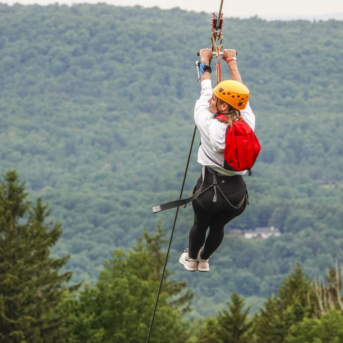 Tyrolienne géante au Mont SUTTON