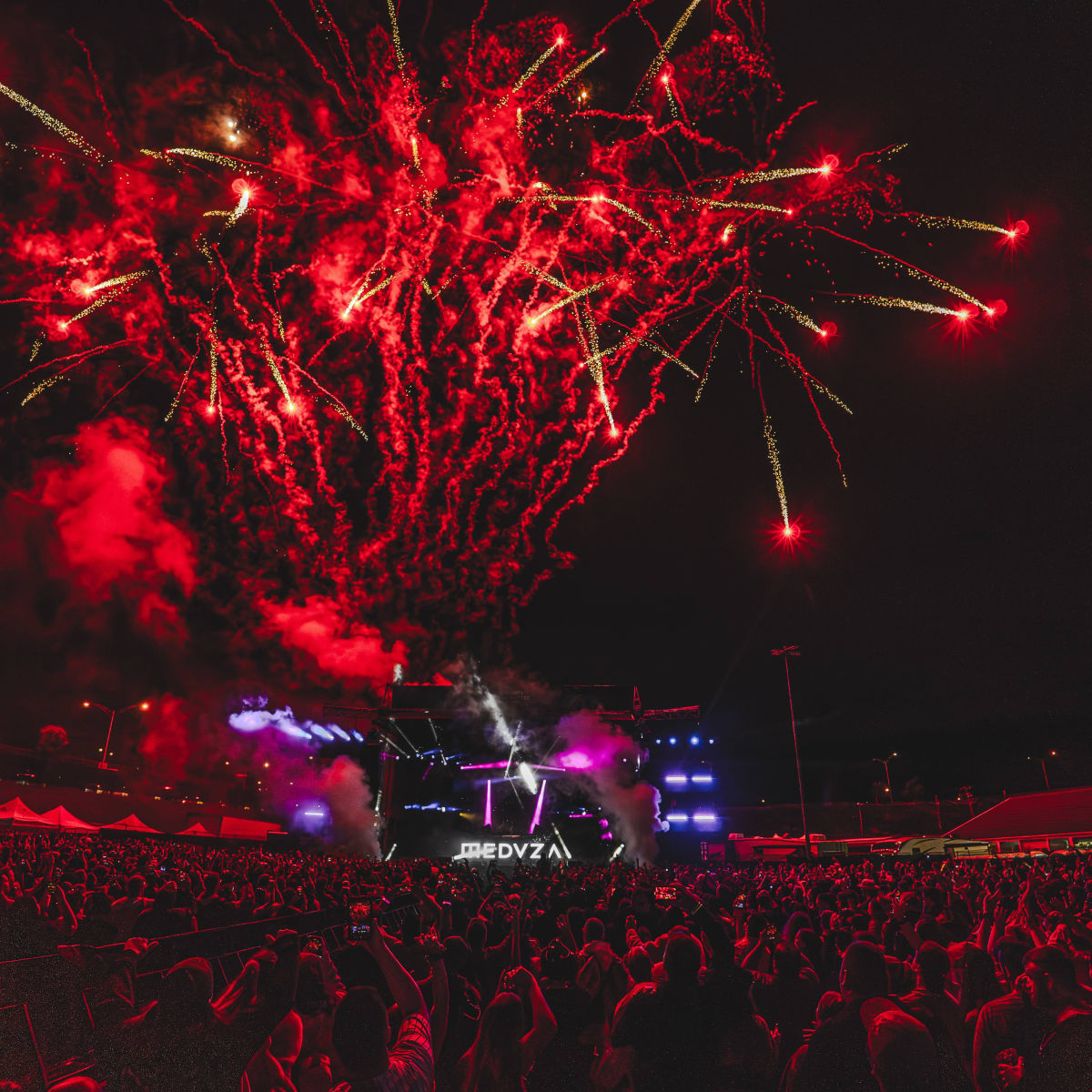 Fireworks at Unity Electro Fest.