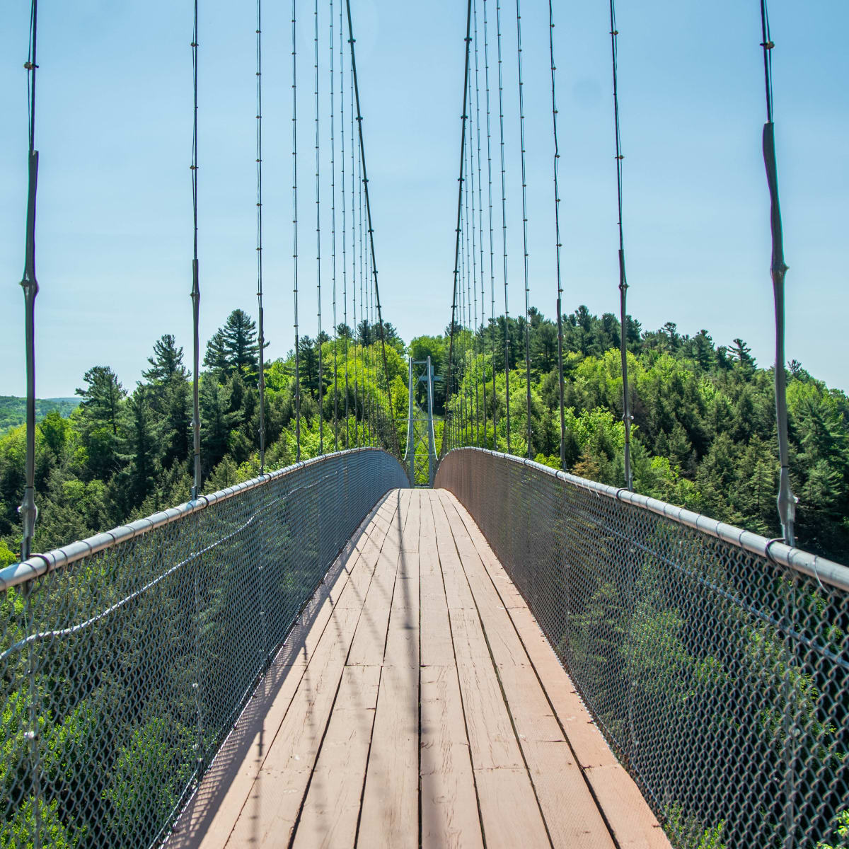 Pont suspendu, Parc de la Gorge de Coaticook