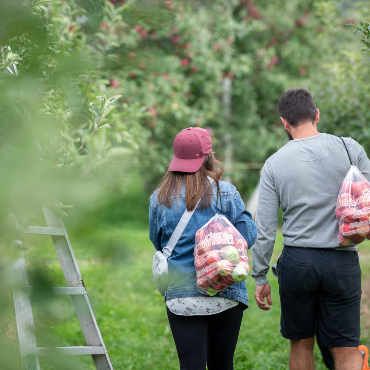 Les Vergers et Cidrerie Denis Charbonneau: couple.