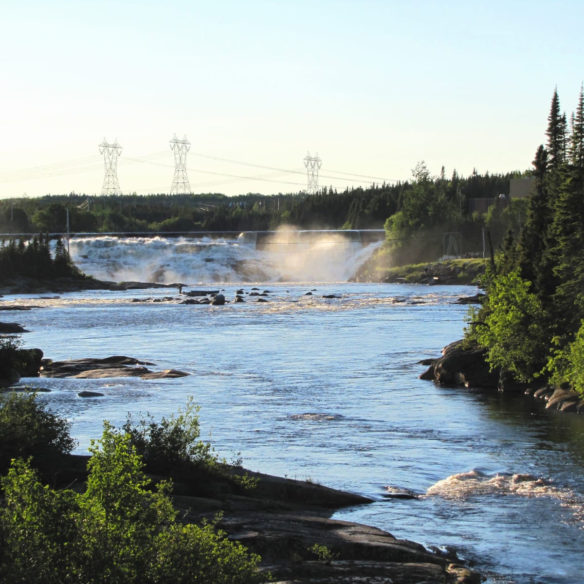 Chute, Parc de la Taiga.
