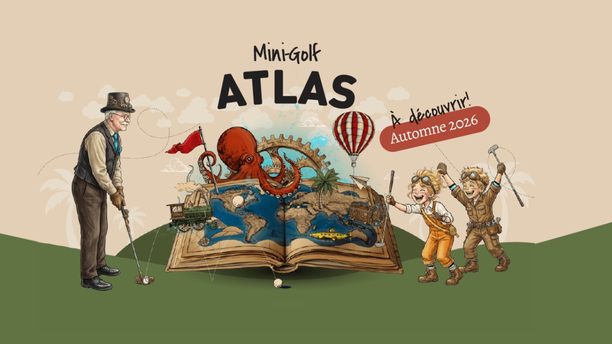 Minigolf Atlas sign.