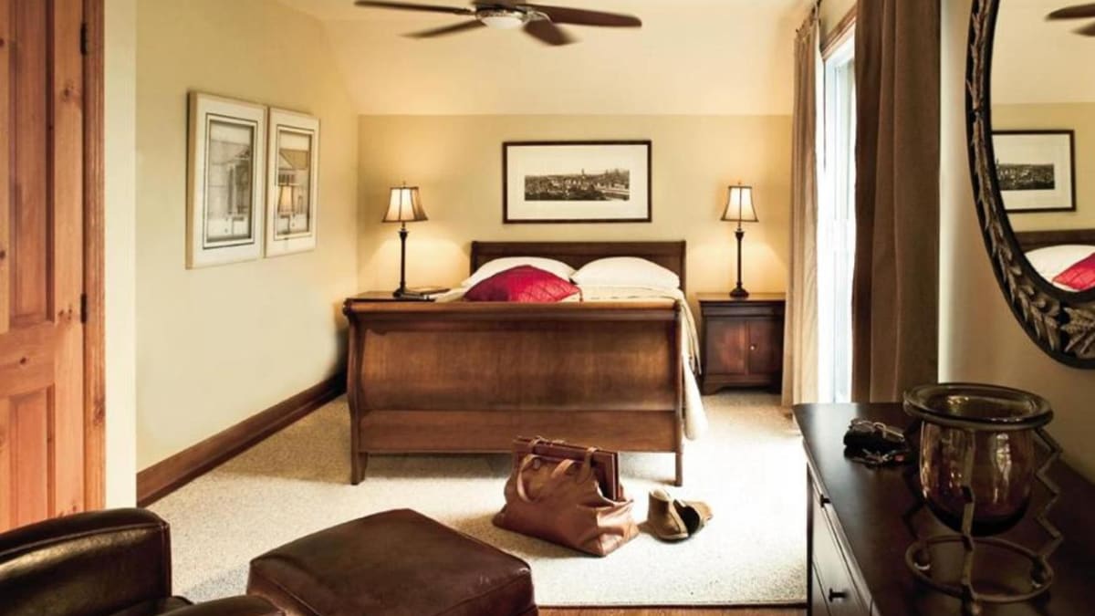 Interior of a room at Cap Tremblant Mountain Resort