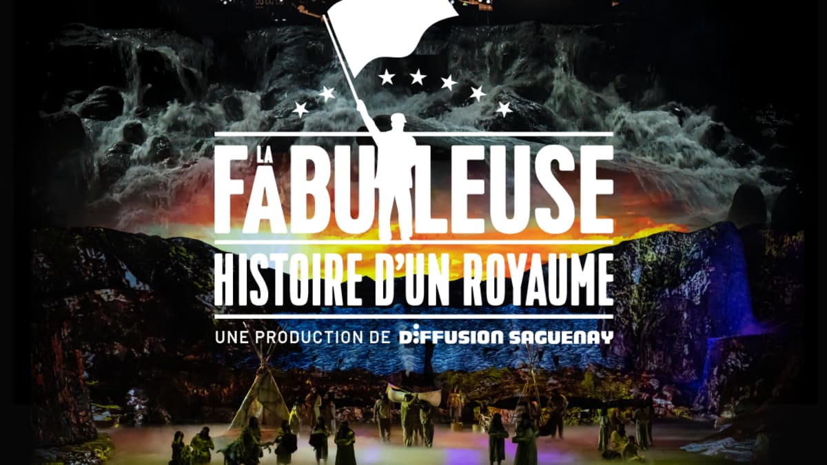 Affiche du spectacle La Fabuleuse.