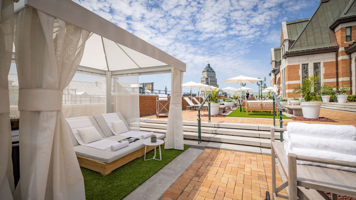 Cabanas at Château Frontenac