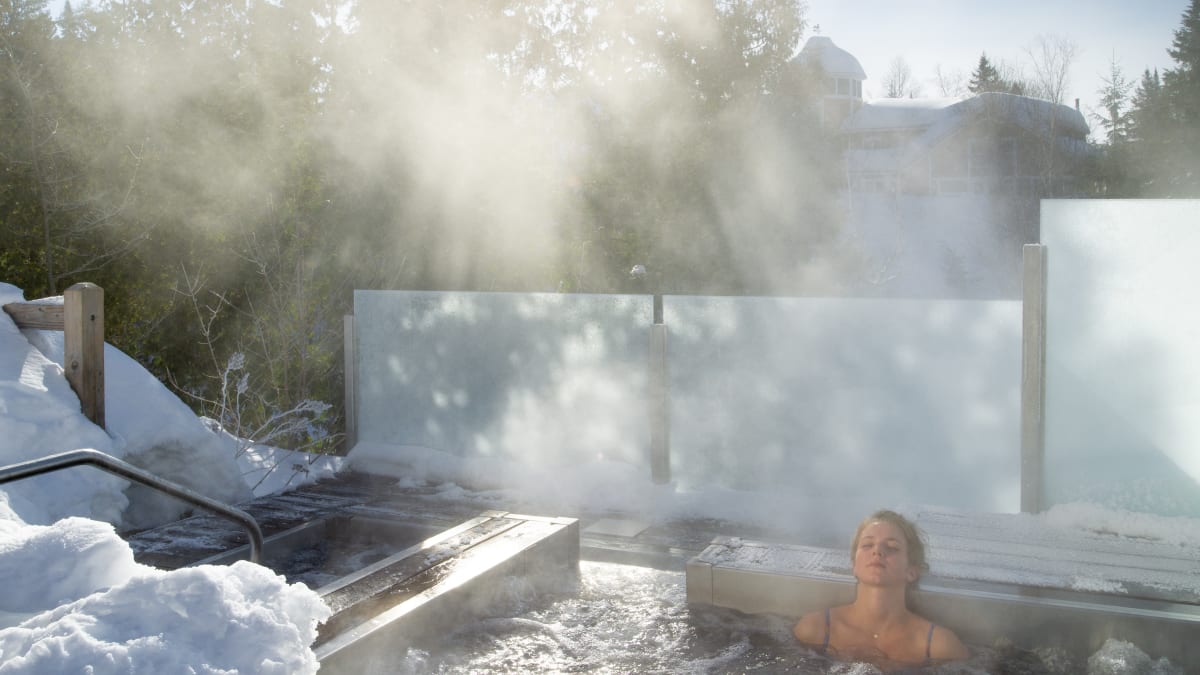Spa experience at Le Baluchon Éco-villégiature