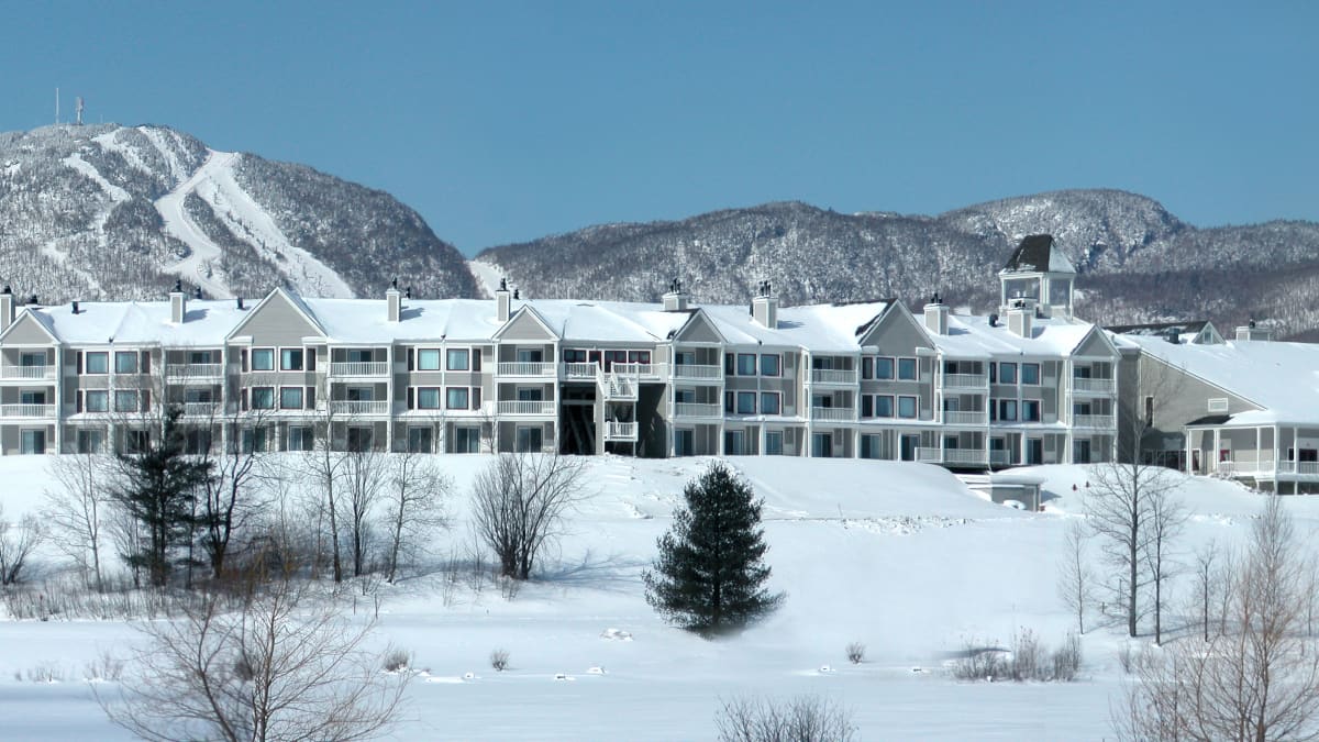 Manoir des Sables in the winter