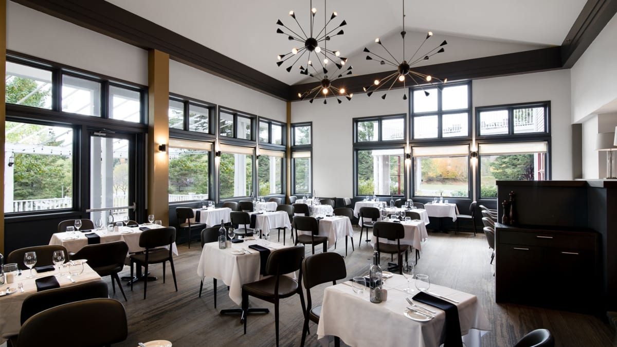Salle à manger du Restaurant Les Jardins.